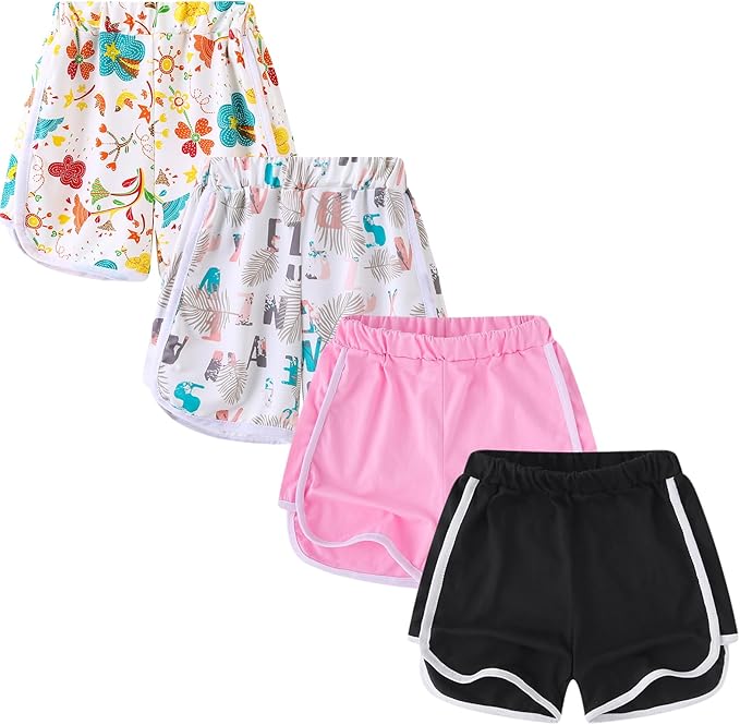 Teen girl athletic shorts are perfect for summer wear, running, soccer, cycling, gym workouts, tennis, basketball, dance, yoga, swimming, or outdoor recreational activities such as beach trips. Pack Athletic Gym Outdoor Workout Running Beach Shorts