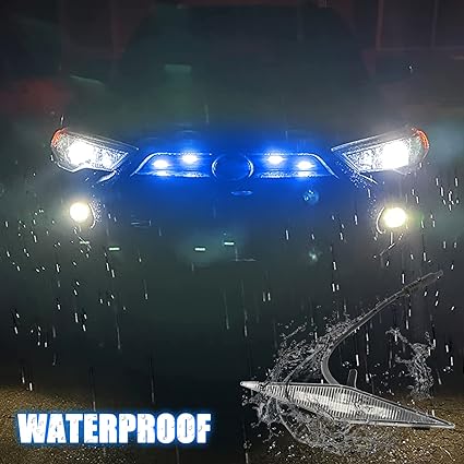Grille Raptor Light with INSTRUCTION, APP- Remote Control 20 Custom Colors- RGB Grill Led Lights