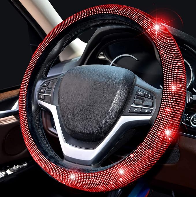 Crystal Diamond Sparkling Car SUV Wheel Protector Universal Fit 15 Inch