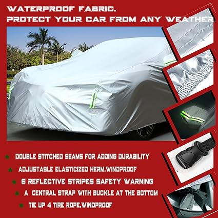 Car Cover Waterproof All Weather Automobiles Winter, Protection Car Windshield Sunshade Outdoor