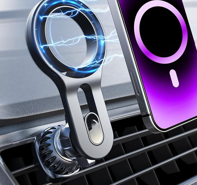With extension arm and free angle adjustment, they can create a comfortable ambiance, or a vivid, Magnetic Phone Holder for Car Air Vent for Magsafe iPhone 13/14/15