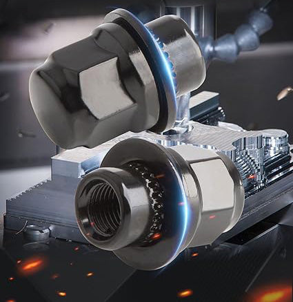 20pcs 1.46"(37mm) Mag Seat M12x1.25 Lug Nuts, OEM Factory Style Replacement Mag Seat 12x1.25 Wheel Lug Nuts, 13/16" 21mm Hex, 1.46 Inch 37mm Length, 20pcs