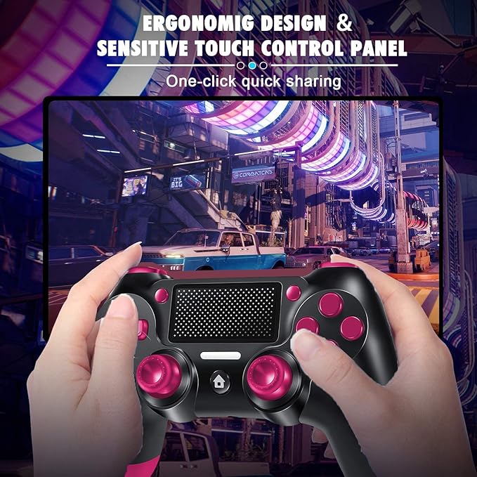 you need to activate the device using the USB cable supplied in the package), Wireless Controller for PS4, Joystick Controller for PS4, with Audio Jack, Vibration, Six-Axis Motion Control, Touchpad, for PS4/Slim/Pro