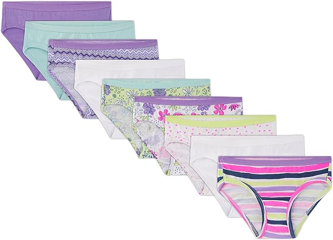 Prints and colours may vary, Girls HipsterHipster pack of 9
