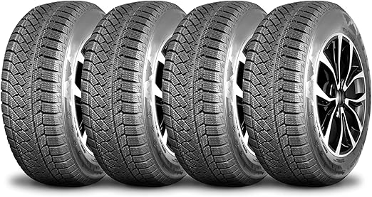 Pack of 4,  From snowy streets to icy highways, these tires keep you safe and in command.Ultra High Performance Winter Tire Snow Tires 235/55R19 , 2355519 , 235 55