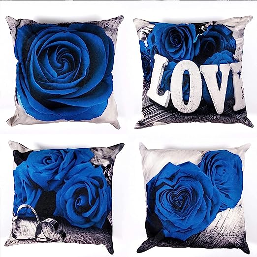 Art Decorative Throw Pillow Covers 18 x18 Set of 4 Graffiti Orange Pillow Cases Mid Century Modern Pillowcase Boho Geometric Cushion Covers for Couch Car Sofa Bedroom Minimalist Decor