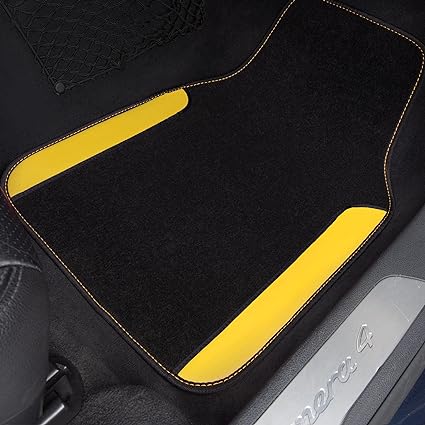 Waterproof Fit Faux Leather Car Carpet- Anti-Slip, Automotive Set of 4