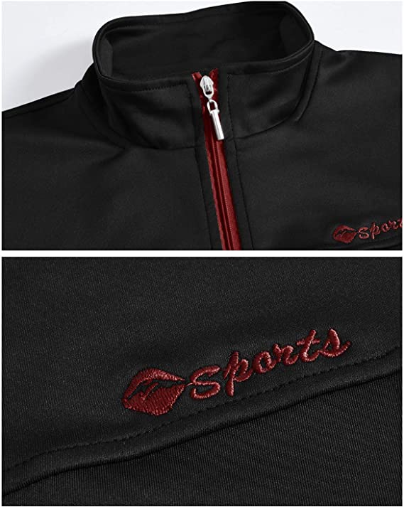 Men's Tracksuit Athletic Full Zip Casual Sports Jogging Gym Sweatsuit