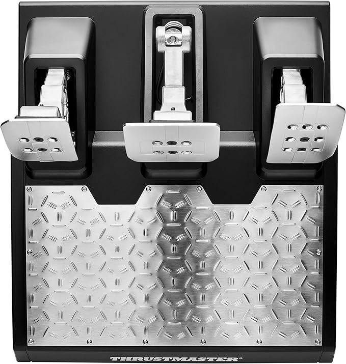 for ultra-precise braking in racing games. Versatile and stable, the t-lcm pedals set gives users significant advantages when racing,  T-LCM Pedals (compatible w/ PS5, PS5 Pro, PS4, XBOX Series X/S, One, PC)