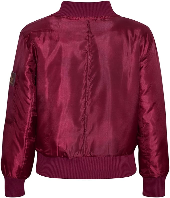 A Great, Nice And Perfect Gift For Kids, Padded Zip Up Biker Jacktes