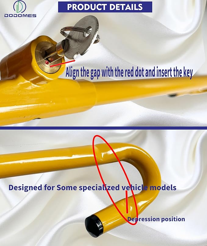 Car Security Wheel Pedal Brake Lock Anti-Theft Car Device