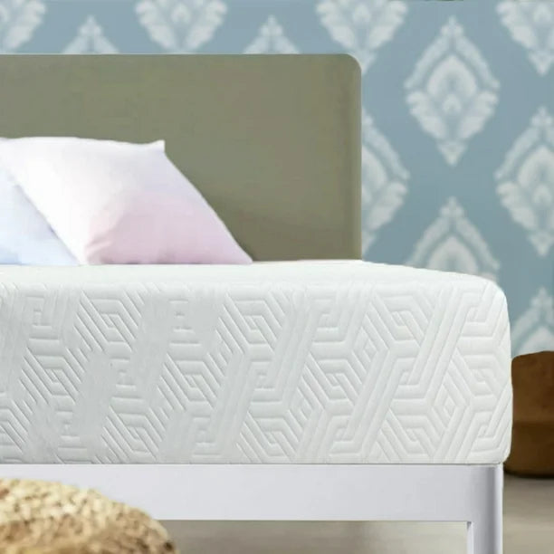 10 Inch Twin Mattress [Made in Canada] Medium Firm Pressure Relieving Orthopedic Supportive Luxury Memory Foam Mattress, Mattress in a Box, CertiPUR-US® Certified Foam