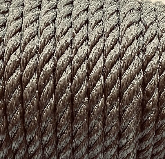 ensuring excellent shock absorption under heavy load exertion, with 316 SS Metal Thimble and Heat Sealed End - Ideal for Rigging