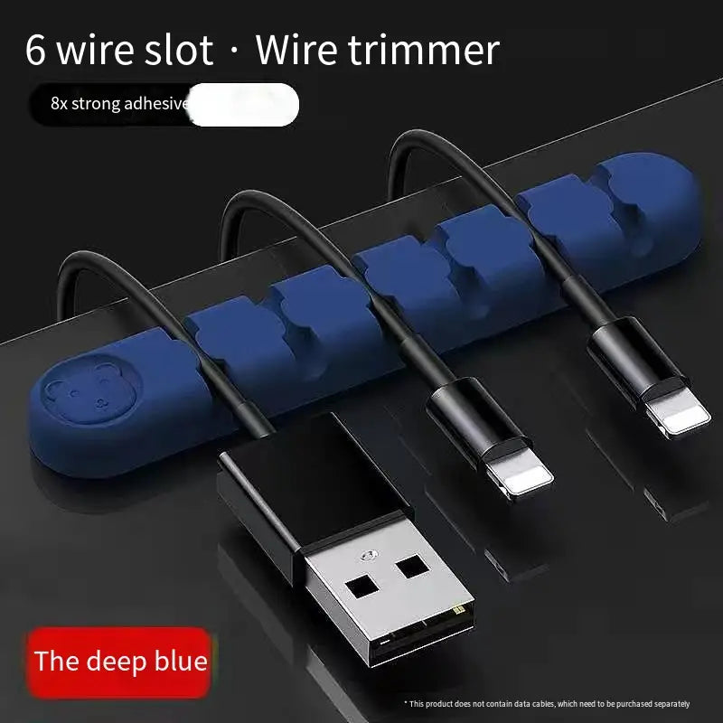 Cord Organizer, Cable Clips Cord Holder, Cable Management USB Cable Power Wire Cord Clips, Cable Organizers for Car Home, and Office