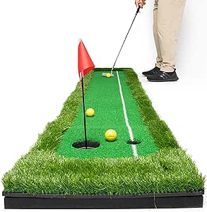our indoor golf putting mat gives you the feel of playing on a real golf course. Golf Putting Green – Mini Golf Set, Golf Training Aid