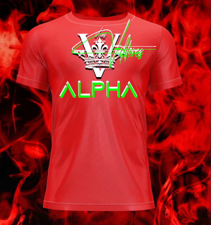 VIKTORIOUS - ALPHA Mens Bodybuilding T-Shirt - Gym Training Fashion Short Sleeve