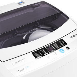 Full-Automatic Washing Machine Portable Compact 1.34 Cu.ft Laundry Washer Spin with Drain Pump