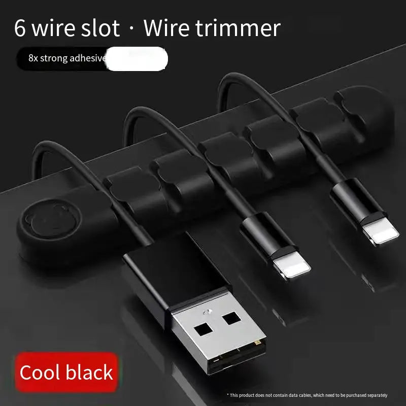 Cord Organizer, Cable Clips Cord Holder, Cable Management USB Cable Power Wire Cord Clips, Cable Organizers for Car Home, and Office