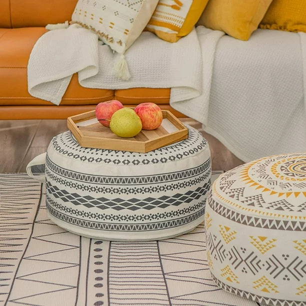 Pouf cover Decoration Unfilled Pouf Unstuffed Ottoman Pouffe Cover