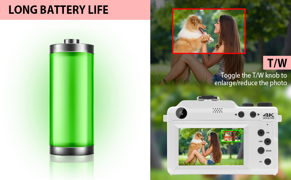 Digital Camera 4k Video Camera Compact Camera 48MP 3.0