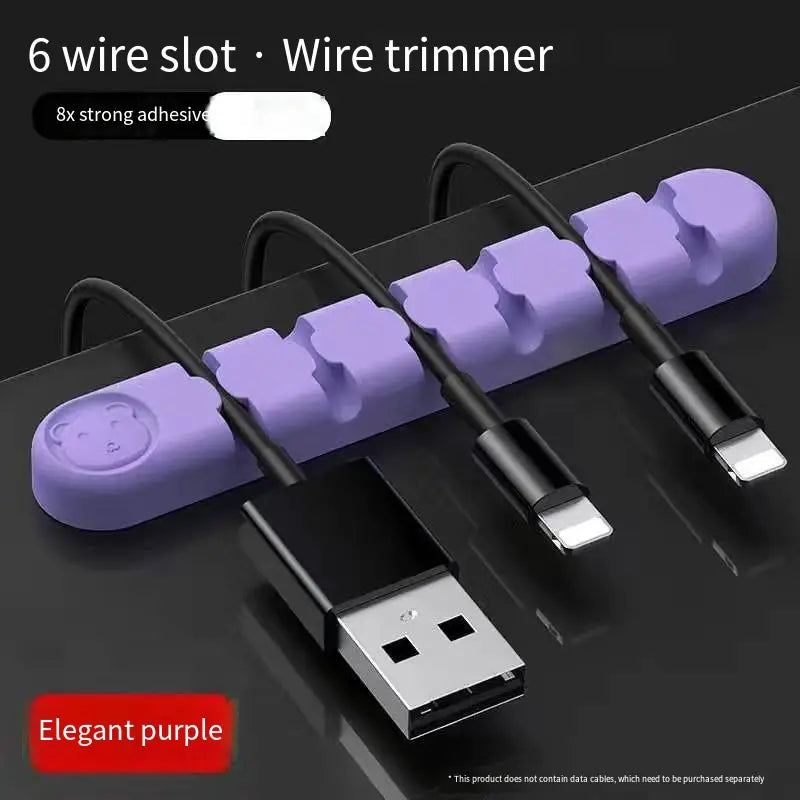 Cord Organizer, Cable Clips Cord Holder, Cable Management USB Cable Power Wire Cord Clips, Cable Organizers for Car Home, and Office