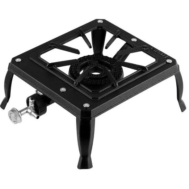 , Outdoor Camping Stove Burner, Small Square Propane Stove for Patio Barbecues, Garden Grilling, Hiking