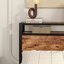 Headboard/USB Charging Station Queen Bed Frame with Wooden Headboard,Metal Platform Bed Frames with Strong Slat Support,No Box Spring Needed