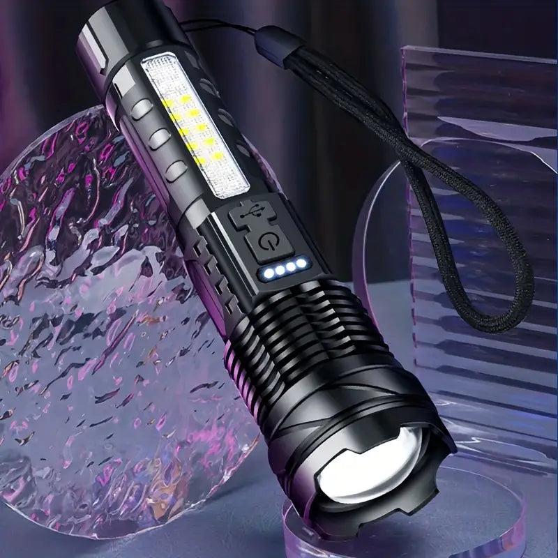 Powerful Flashlight Rechargeable Torch Light High Power LED Flashlight Tactical Lantern