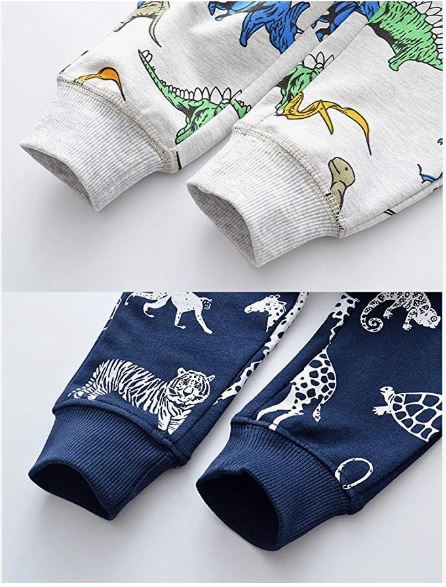 Boys Cotton Jogging Pants, Pull-On