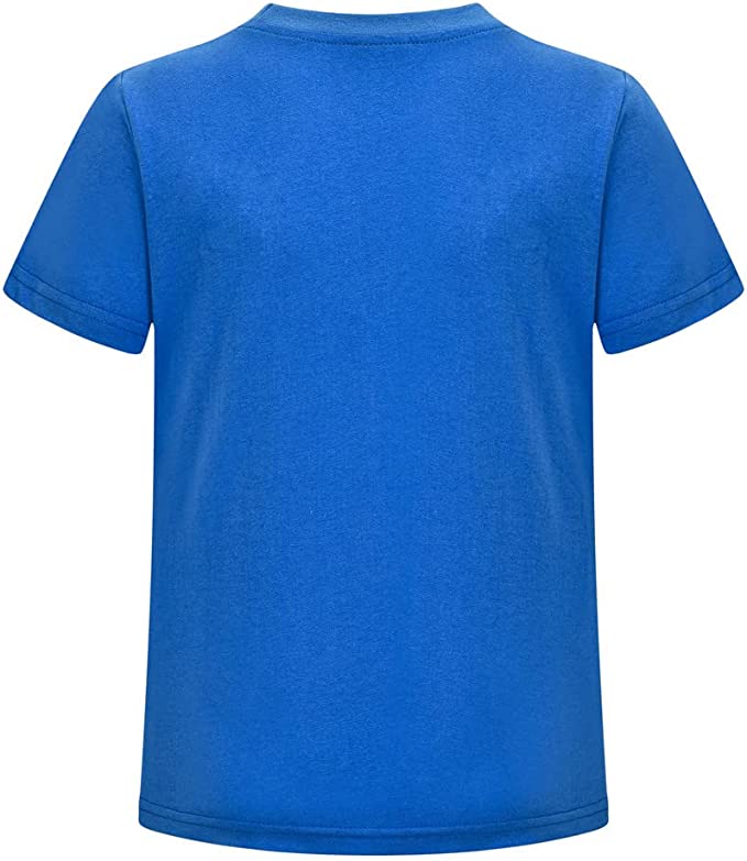 Boys Girls Youth 3D Short Sleeve Cotton Graphic