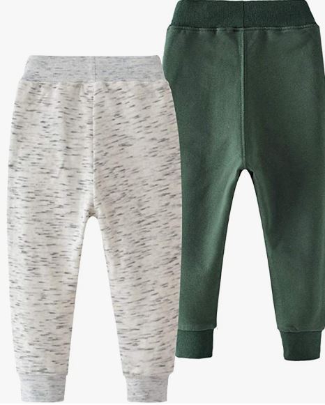 Boys Cotton Jogging Pants, Pull-On Cartoon