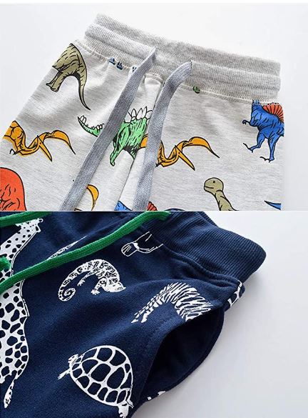 Boys Cotton Jogging Pants, Pull-On