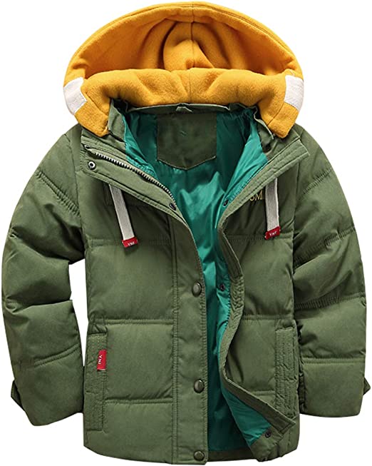 Unisex Winter Hoodie Puffer Coat Thicken Padded Jacket Snowsuit