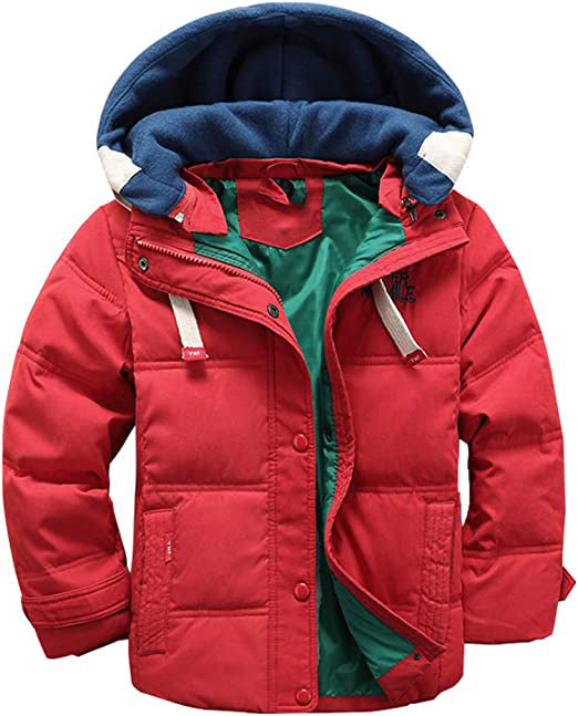 Unisex Winter Hoodie Puffer Coat Thicken Padded Jacket Snowsuit