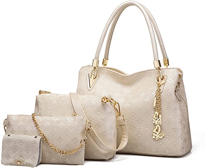 Leather Purses and Handbags with Matching Wallets Set Purse and Wallet Set for Women