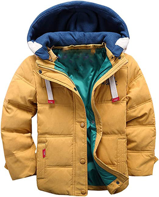 Unisex Winter Hoodie Puffer Coat Thicken Padded Jacket Snowsuit