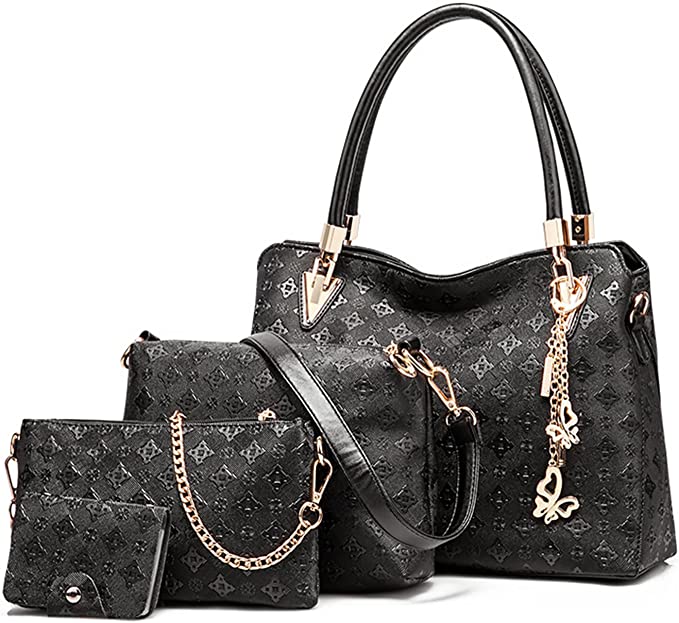 Leather Purses and Handbags with Matching Wallets Set Purse and Wallet Set for Women