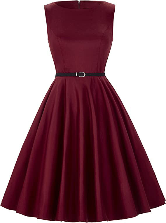 Swing 1950's Vintage Dress with Belt