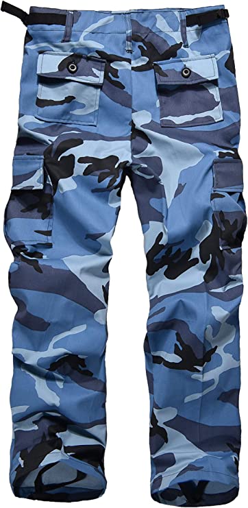 Kids Combat Army Ranger Camping Outdoor camo Cargo Pants Trousers