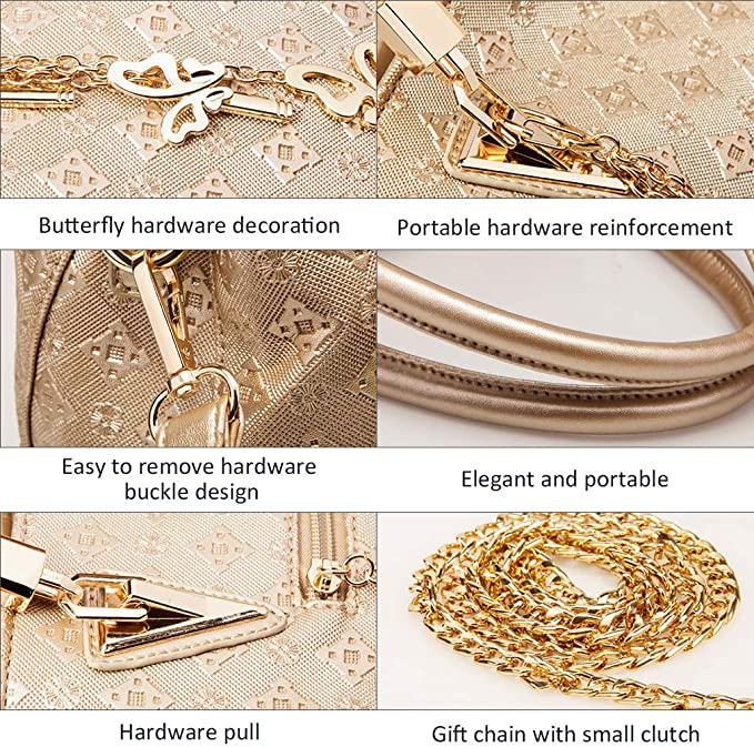 Leather Purses and Handbags with Matching Wallets Set Purse and Wallet Set for Women
