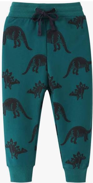 Boys Cotton Jogging Pants, Pull-On