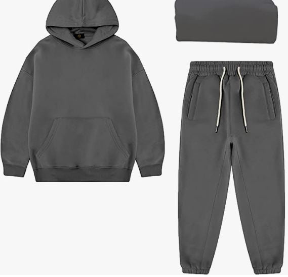 Boy's Hoodie Tracksuit Set Pullover Sweatshirt Jogging Pants 2 Pieces Sweatsuit