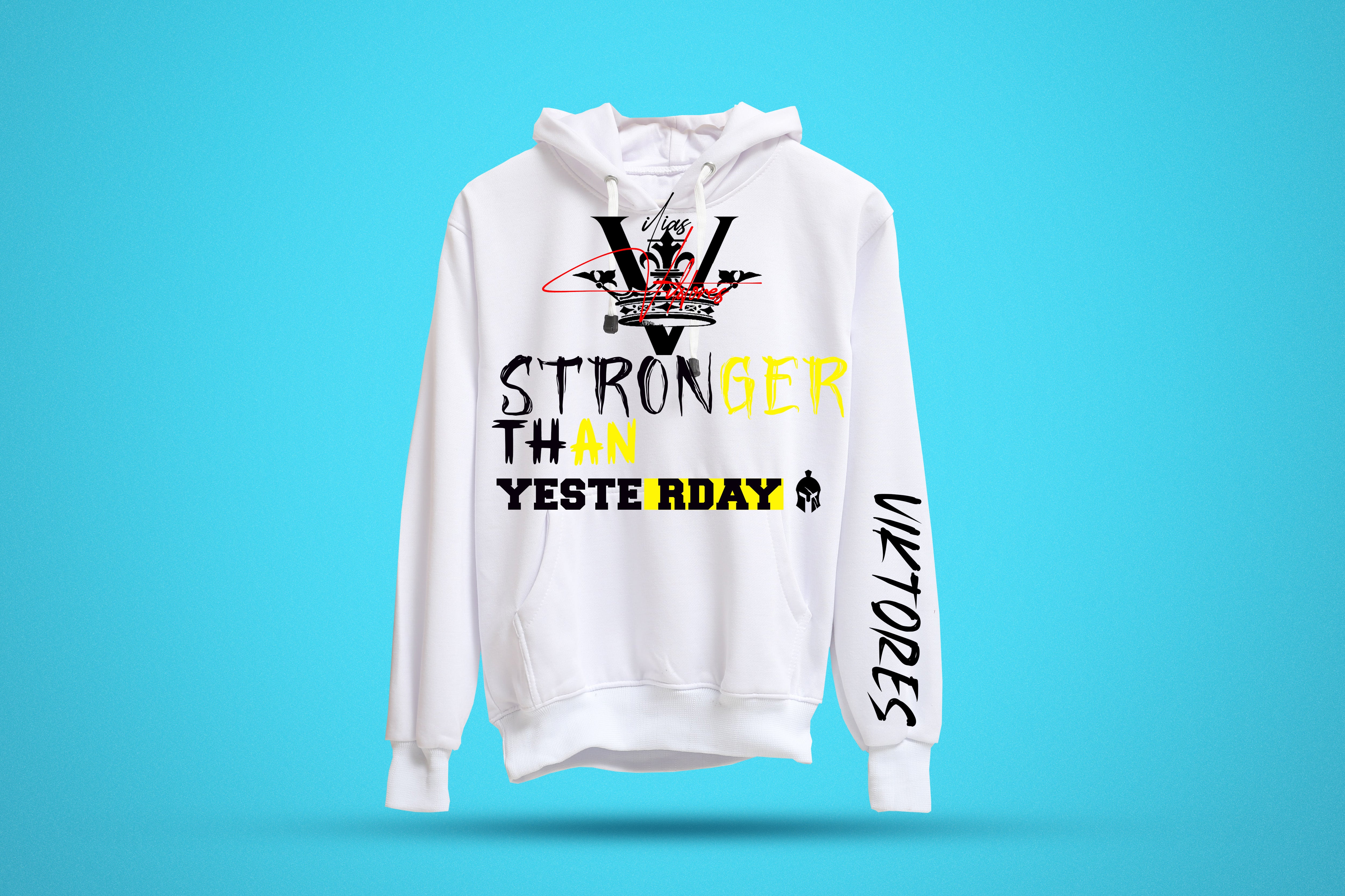 V - HOODIE , STRONGER