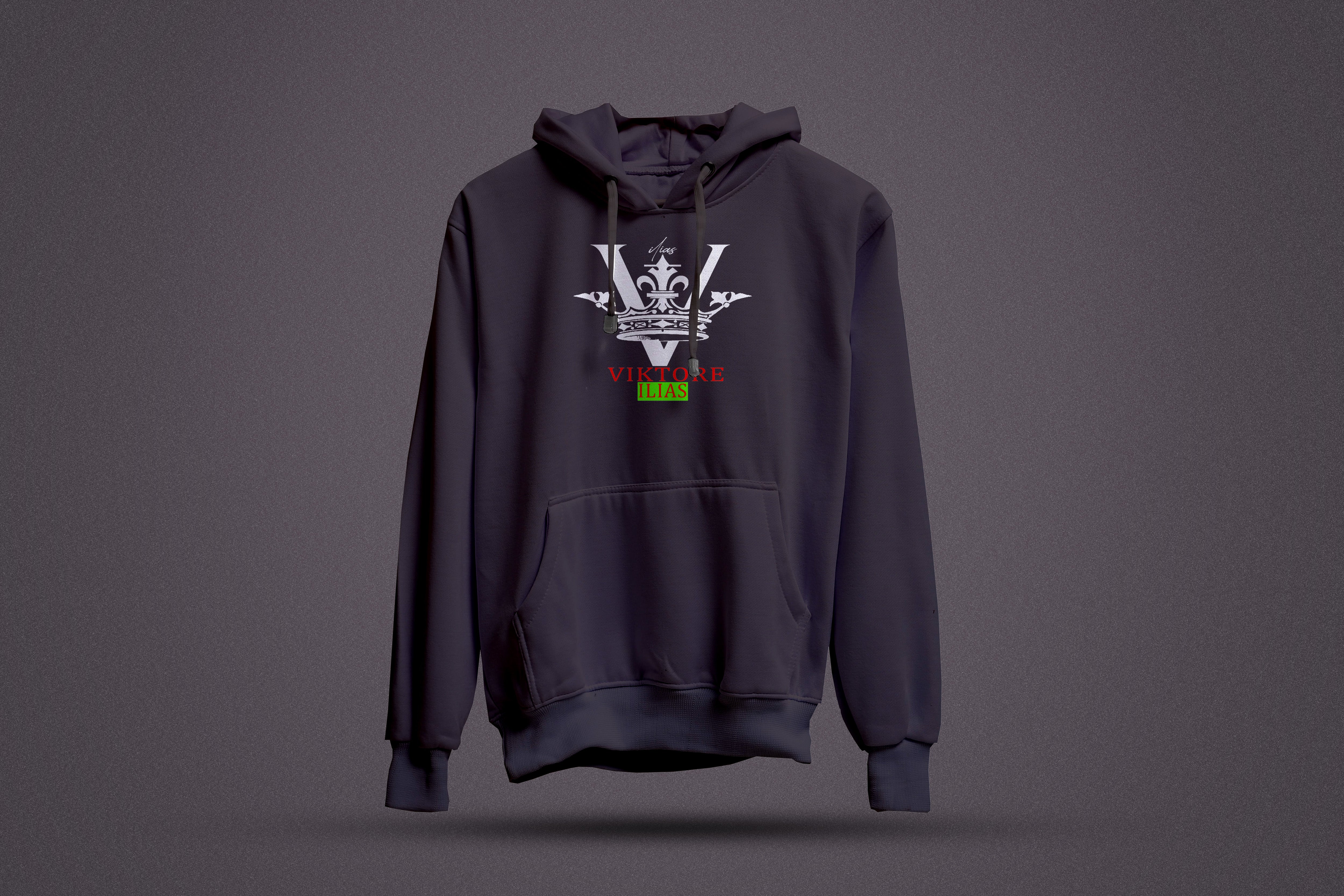 V HOODIE Original Fit Hooded Pullover Sweatshirt