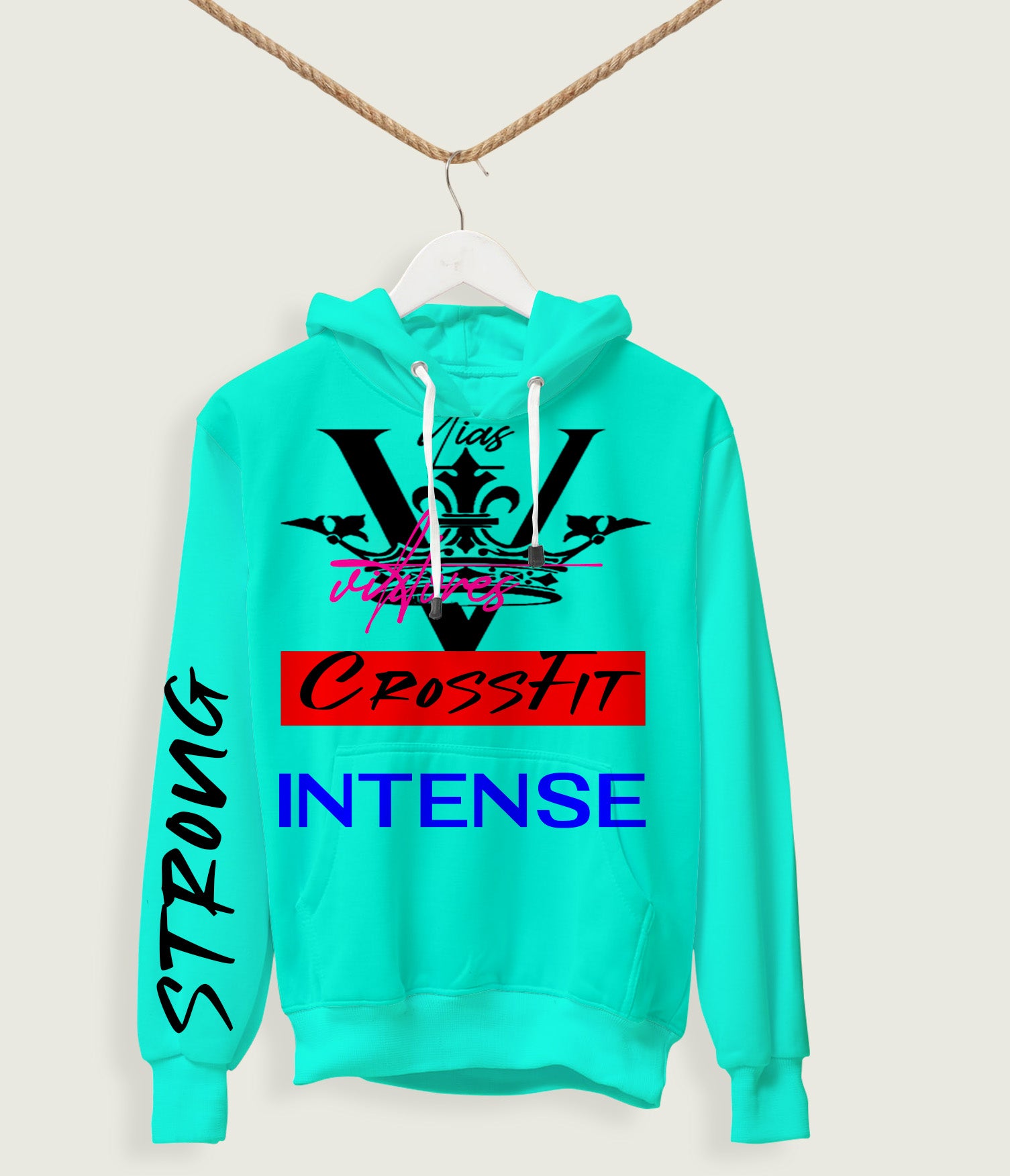 V - HOODIE, CROSSFIT