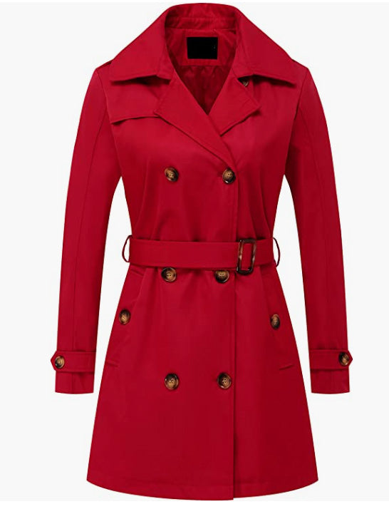 Women's Double Breasted Trench Coats