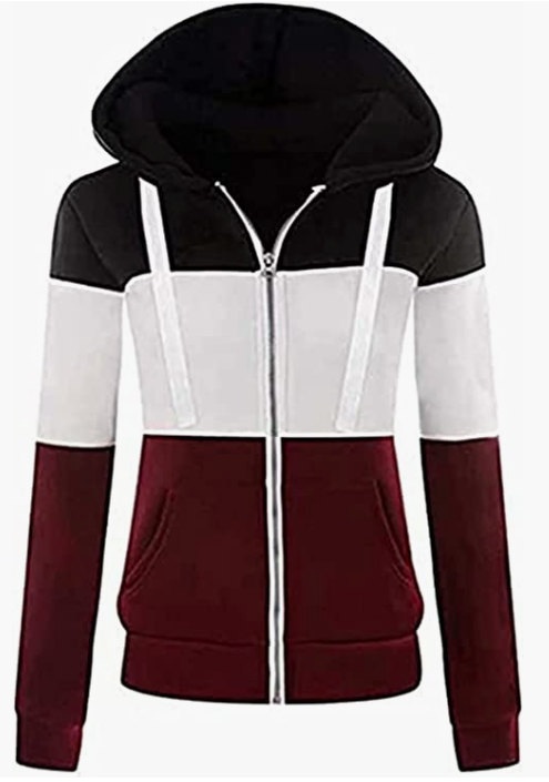 Women Hoodie Sweater Warm Zipper Sweatshirt