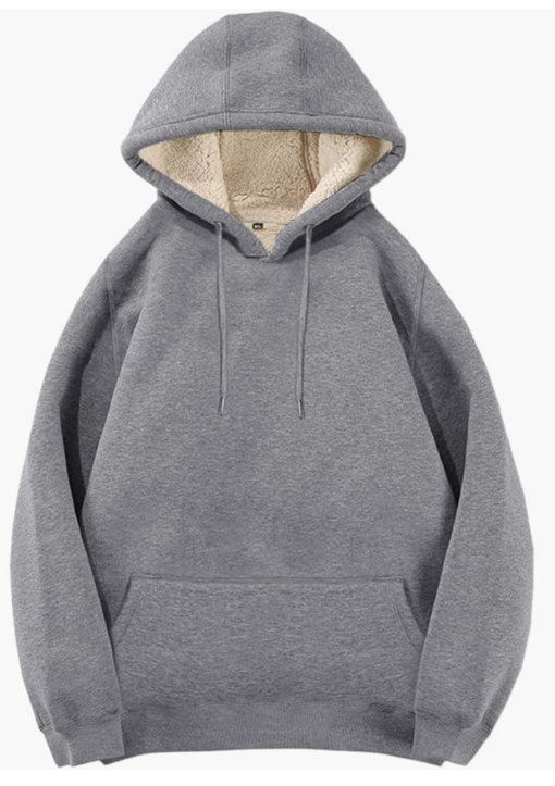 Super Thick Fleece Hoodies Winter Warm Sherpa Lined Sweatshirts Pullover Sweater