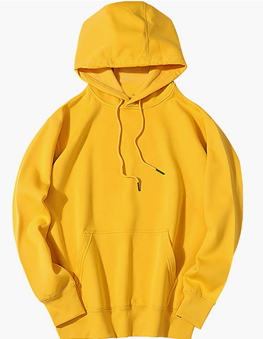 Unisex Womens Mens ORIGINAL - PURE Cotton Plain Pullover Hoodie