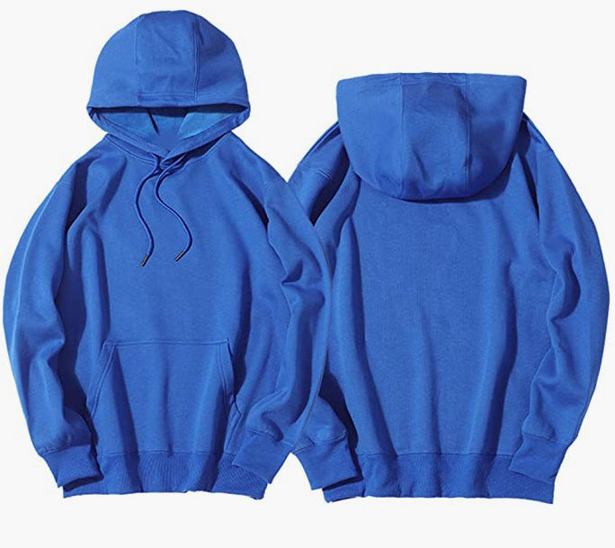 Unisex Womens Mens ORIGINAL - PURE Cotton Plain Pullover Hoodie